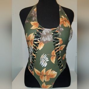 Large Foral Swimsuit